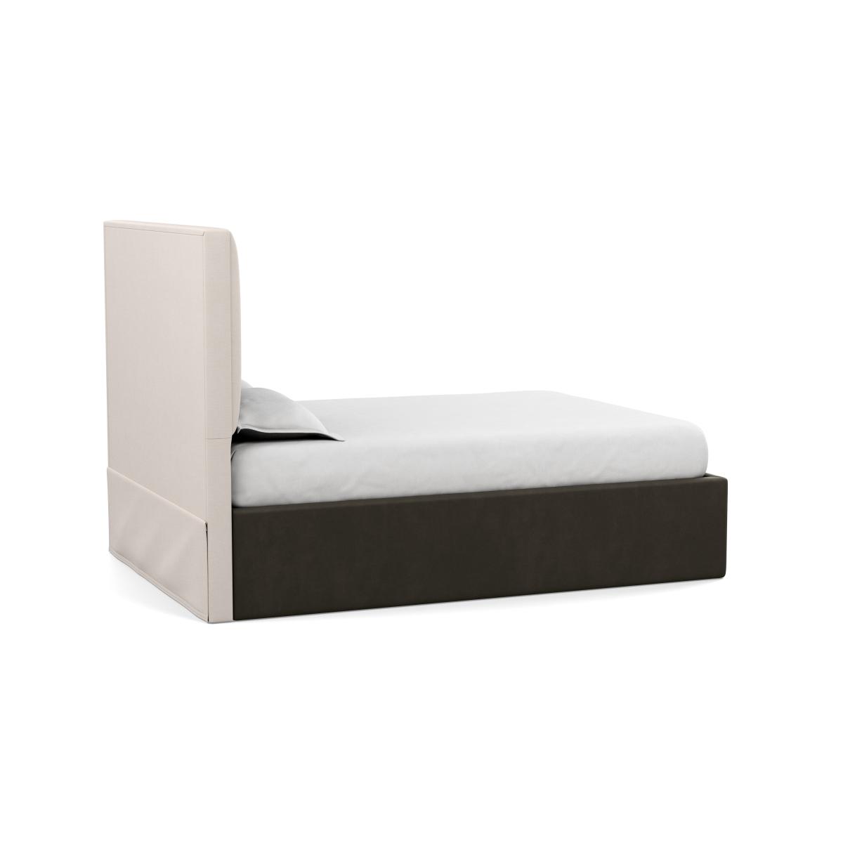 Heal's Storage Divan Super King Velvet Charcoal Black Feet - Heal's UK Bedroom Furniture – image 5