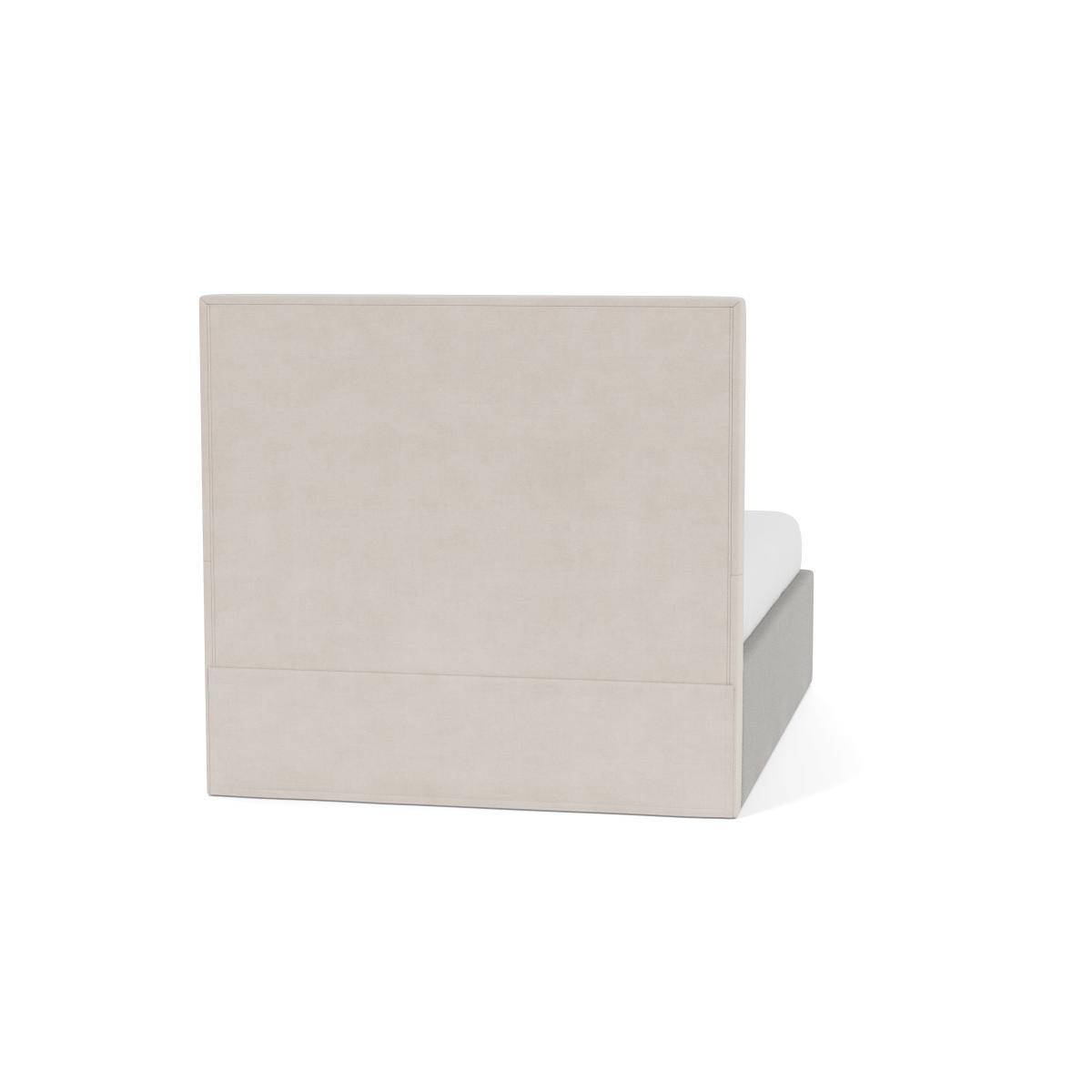Heal's Storage Divan Super King Texture Pale Grey Black Feet - Heal's UK Bedroom Furniture – image 5