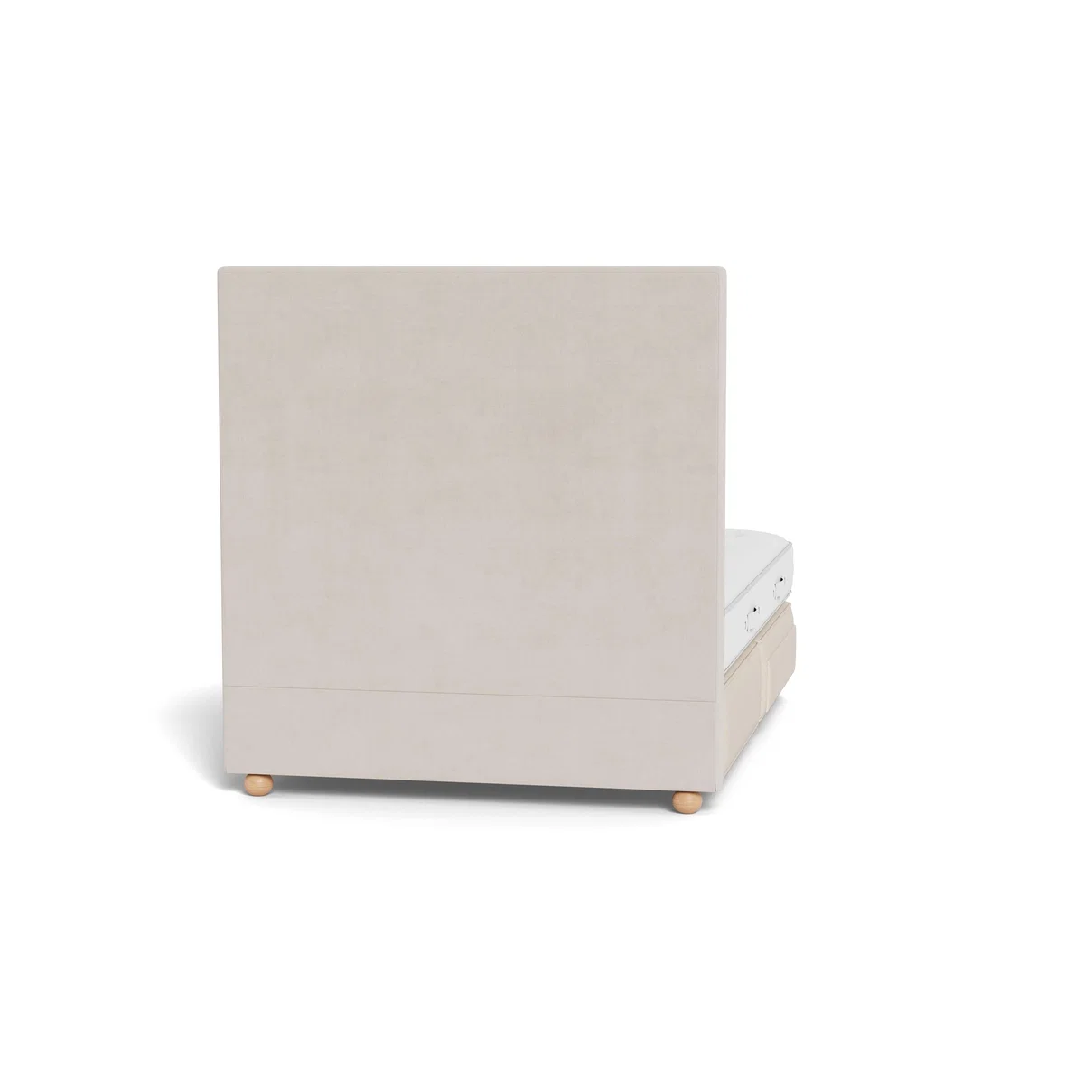 Vispring Devonshire Soft Tension Divan Super King Tk596 Chain Weave Fawn 750   Castors 2 Footend & 2 Headend – image 5