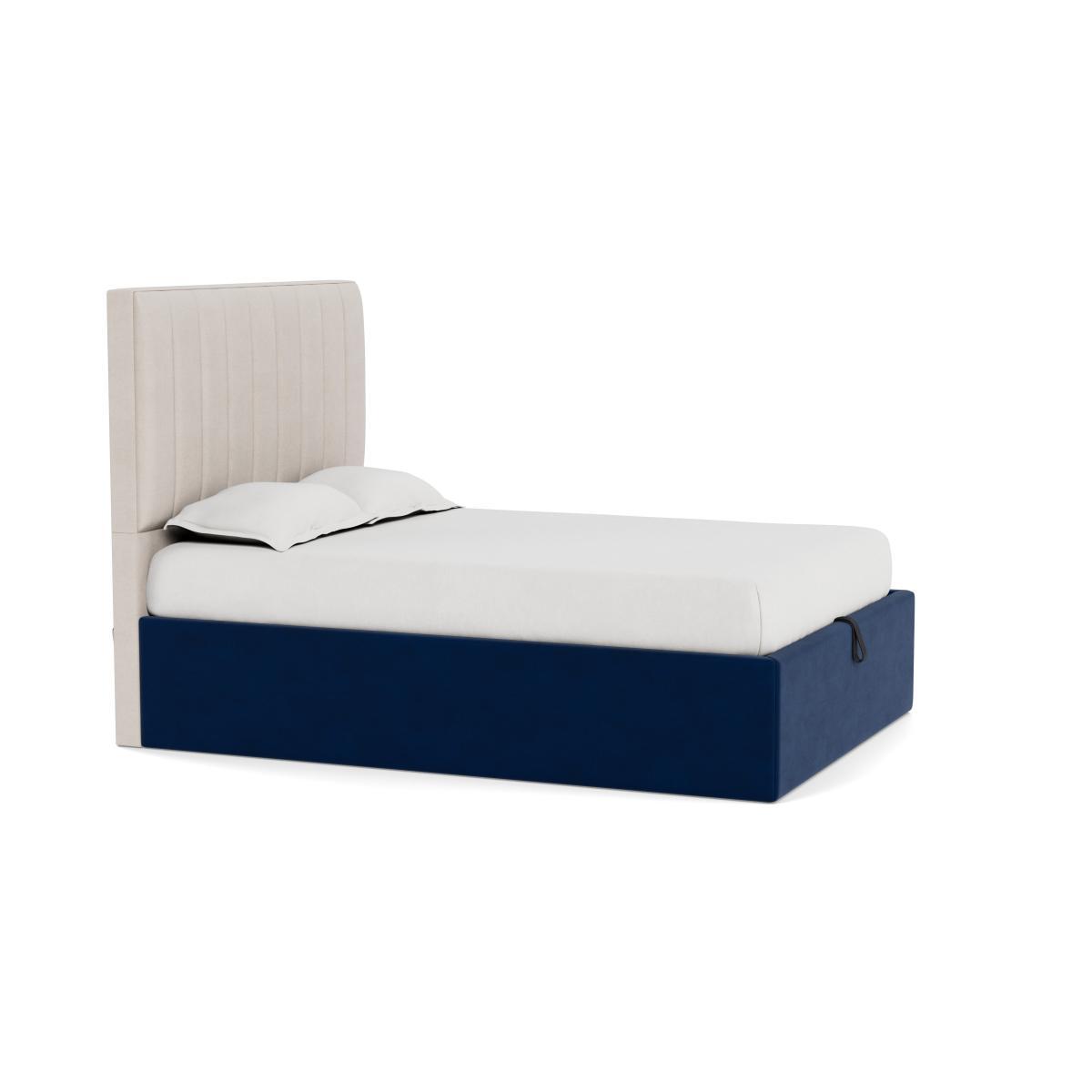 Heal's Storage Divan Super King Capelo Linen Sea Salt Natural Feet - Heal's UK Bedroom Furniture – image 2