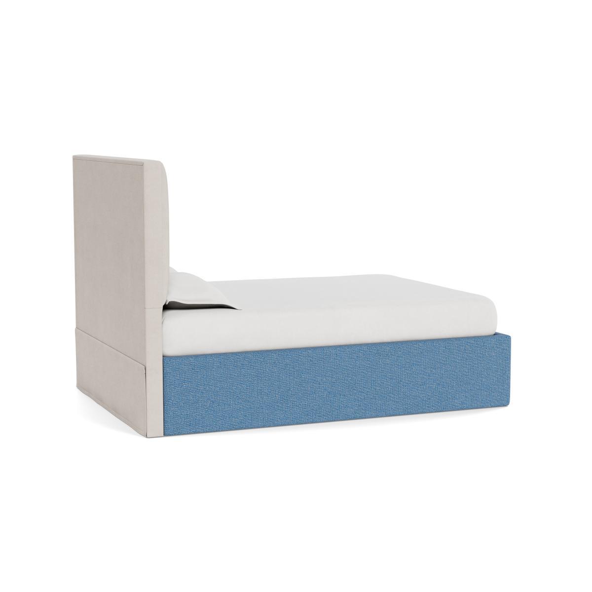 Heal's Storage Divan Super King Tejo Recycled Cobalt Black Feet - Heal's UK Bedroom Furniture – image 4
