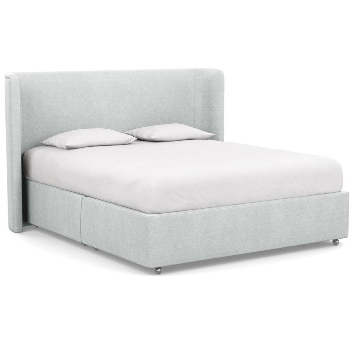 Heal's Deep Divan Super King 2 Footend Capelo LinenCotton Snow Drop - Heal's UK Bedroom Furniture – image 2