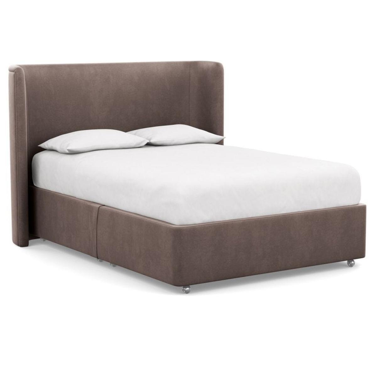 Heal's Deep Divan Super King 2 Footend Capelo LinenCotton Snow Drop - Heal's UK Bedroom Furniture – image 102