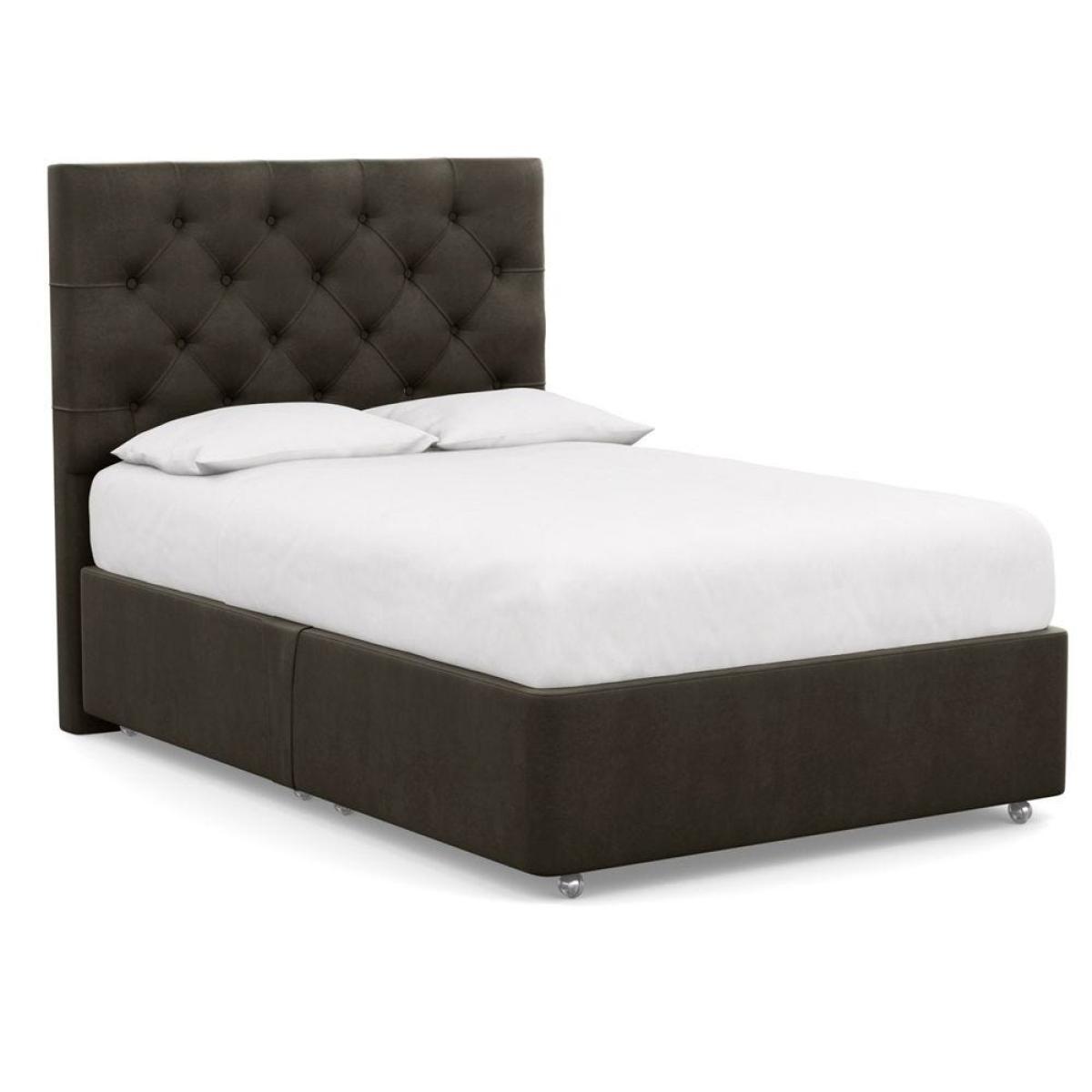 Heal's Deep Divan Super King 2 Footend Capelo LinenCotton Snow Drop - Heal's UK Bedroom Furniture – image 12