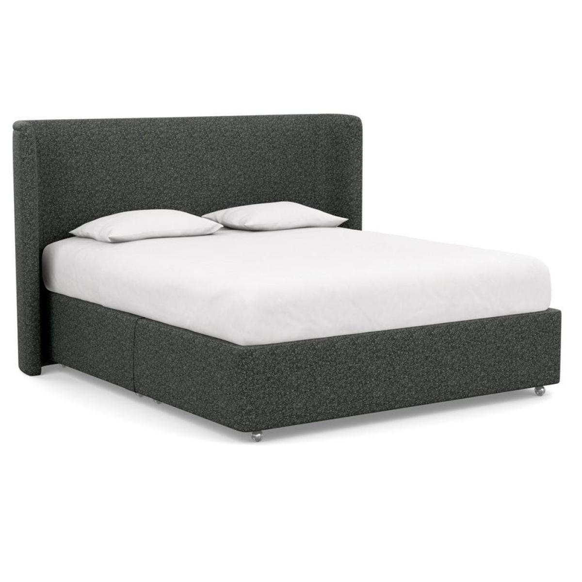 Heal's Deep Divan Super King 2 Footend Capelo LinenCotton Snow Drop - Heal's UK Bedroom Furniture – image 111