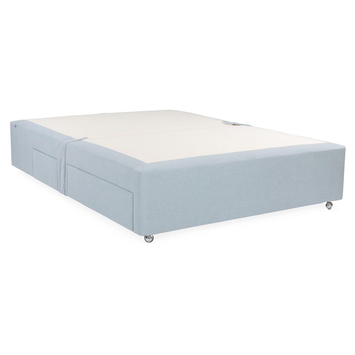 Heal's Deep Divan Super King 2 Footend Capelo LinenCotton Snow Drop - Heal's UK Bedroom Furniture – image 19