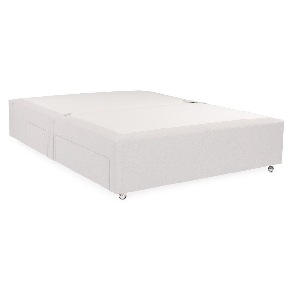 Heal's Deep Divan Super King 2 Footend Capelo LinenCotton Snow Drop - Heal's UK Bedroom Furniture – image 3