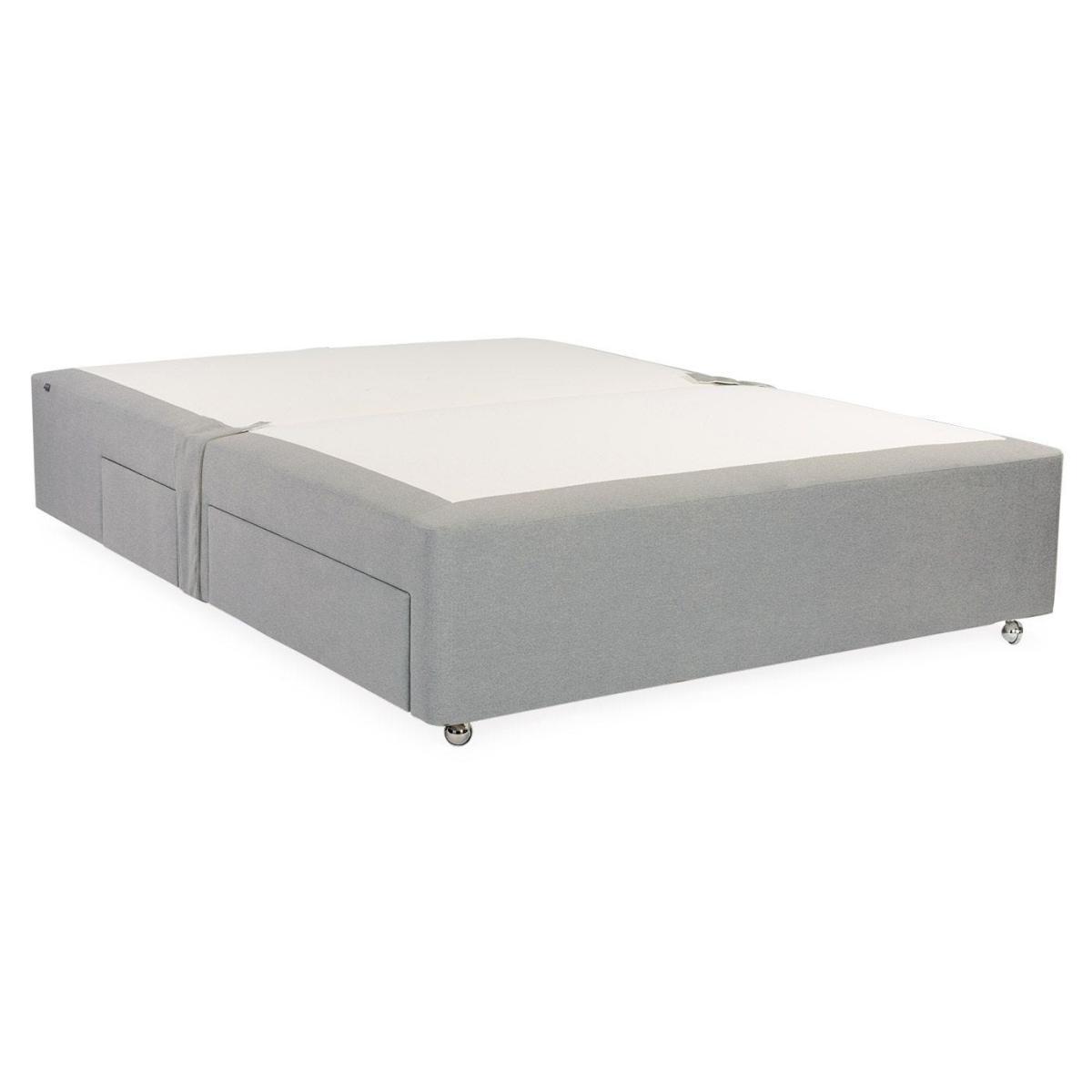 Heal's Deep Divan Super King 2 Footend Capelo LinenCotton Snow Drop - Heal's UK Bedroom Furniture – image 24