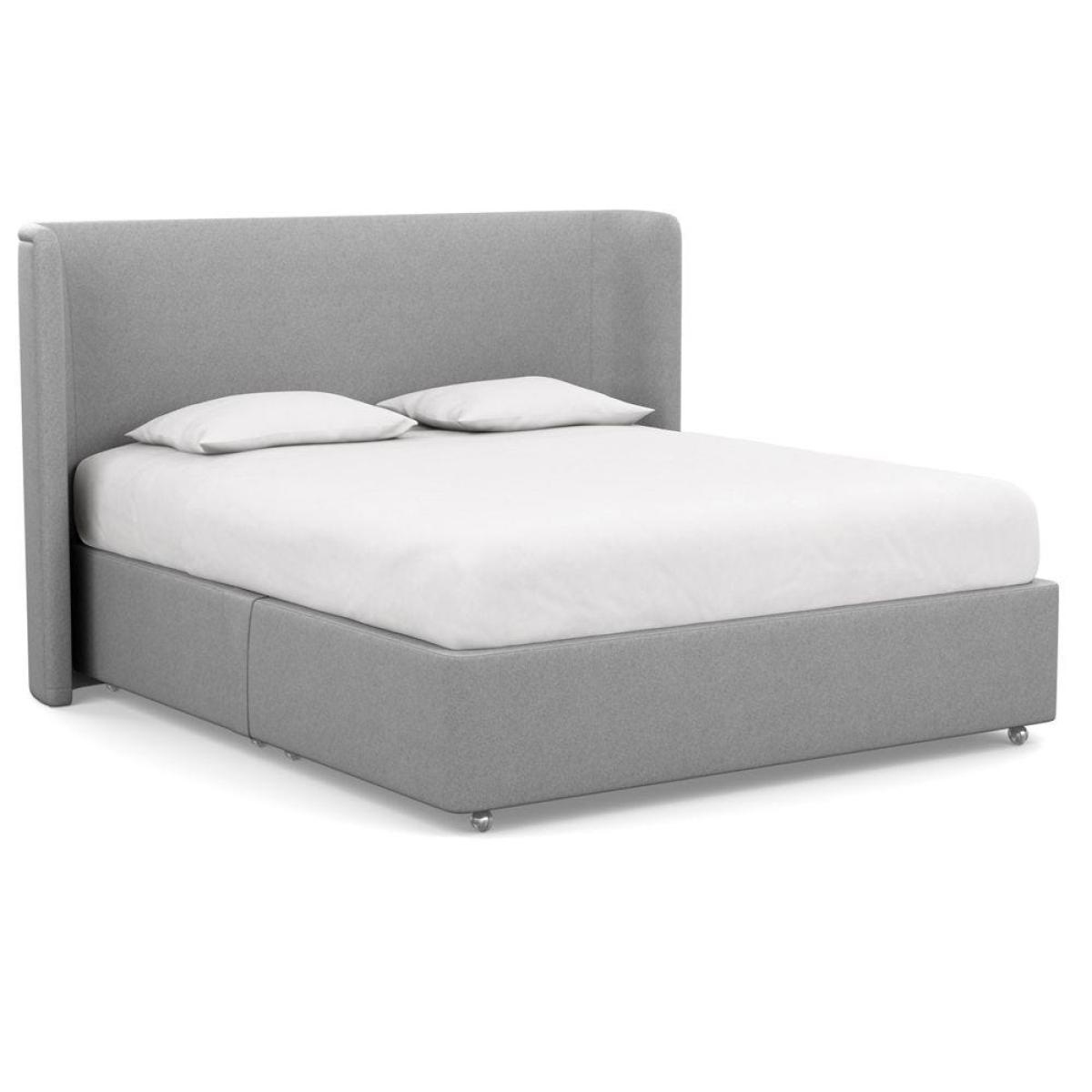 Heal's Deep Divan Super King 2 Footend Capelo LinenCotton Snow Drop - Heal's UK Bedroom Furniture – image 30