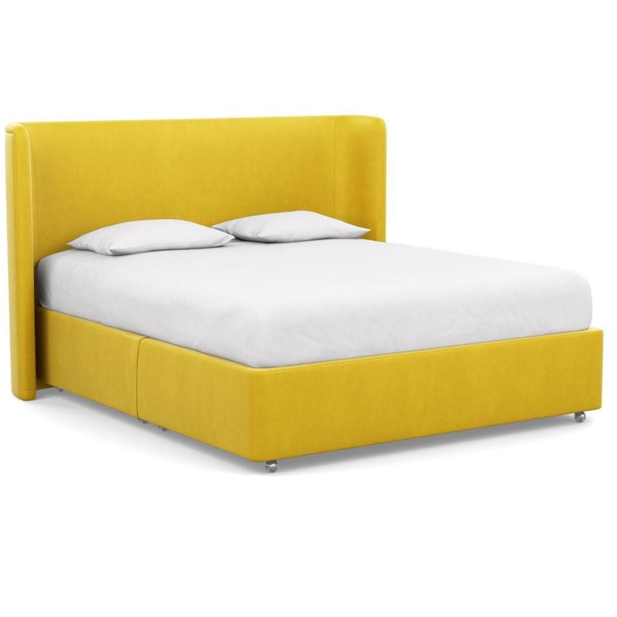 Heal's Deep Divan Super King 2 Footend Capelo LinenCotton Snow Drop - Heal's UK Bedroom Furniture – image 33