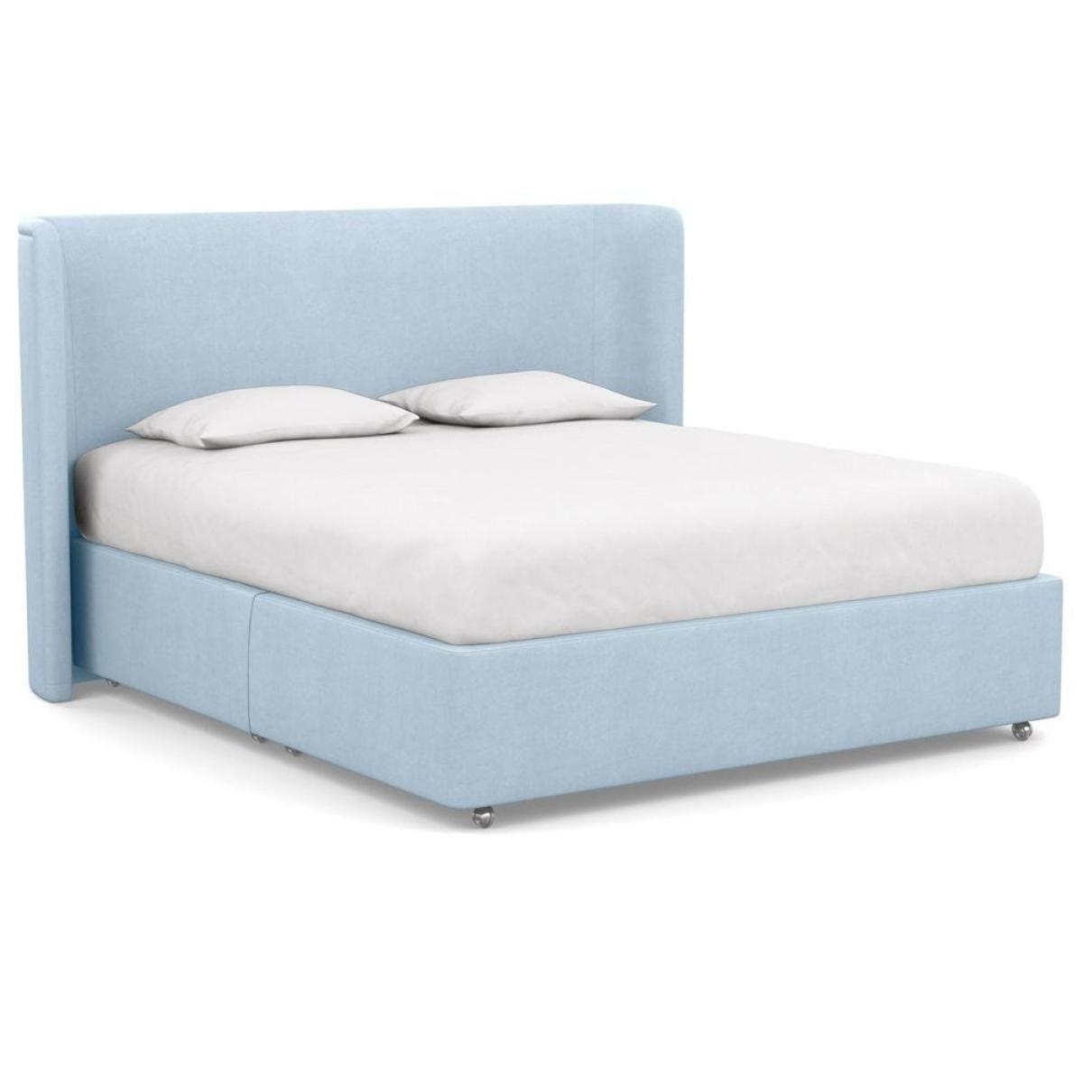 Heal's Deep Divan Super King 2 Footend Capelo LinenCotton Snow Drop - Heal's UK Bedroom Furniture – image 35