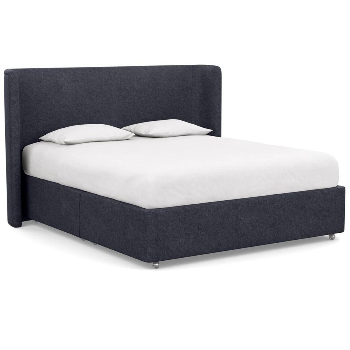 Heal's Deep Divan Super King 2 Footend Capelo LinenCotton Snow Drop - Heal's UK Bedroom Furniture – image 41