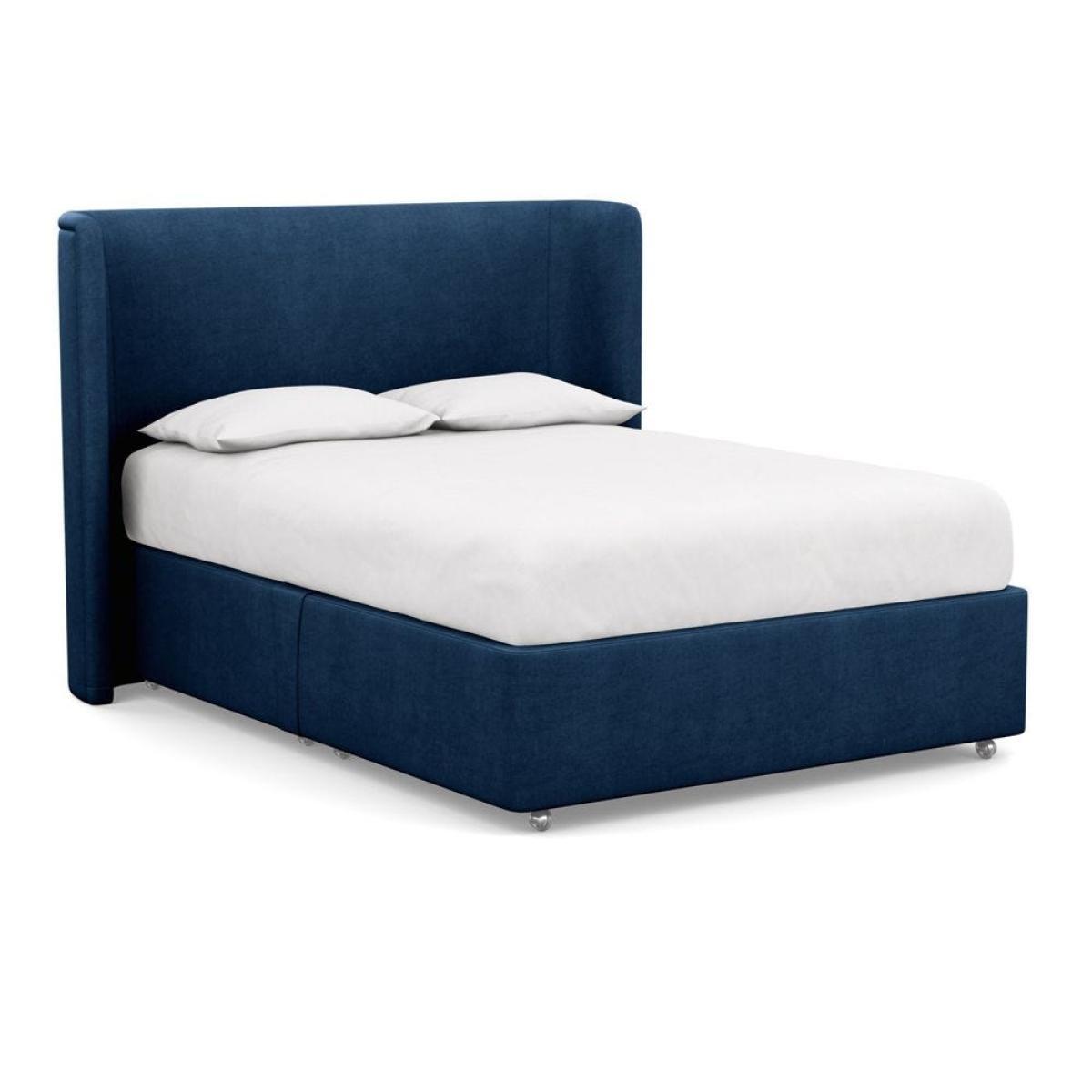 Heal's Deep Divan Super King 2 Footend Capelo LinenCotton Snow Drop - Heal's UK Bedroom Furniture – image 46