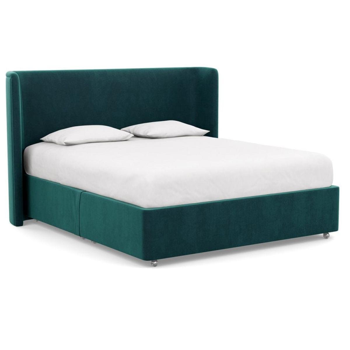 Heal's Deep Divan Super King 2 Footend Capelo LinenCotton Snow Drop - Heal's UK Bedroom Furniture – image 56