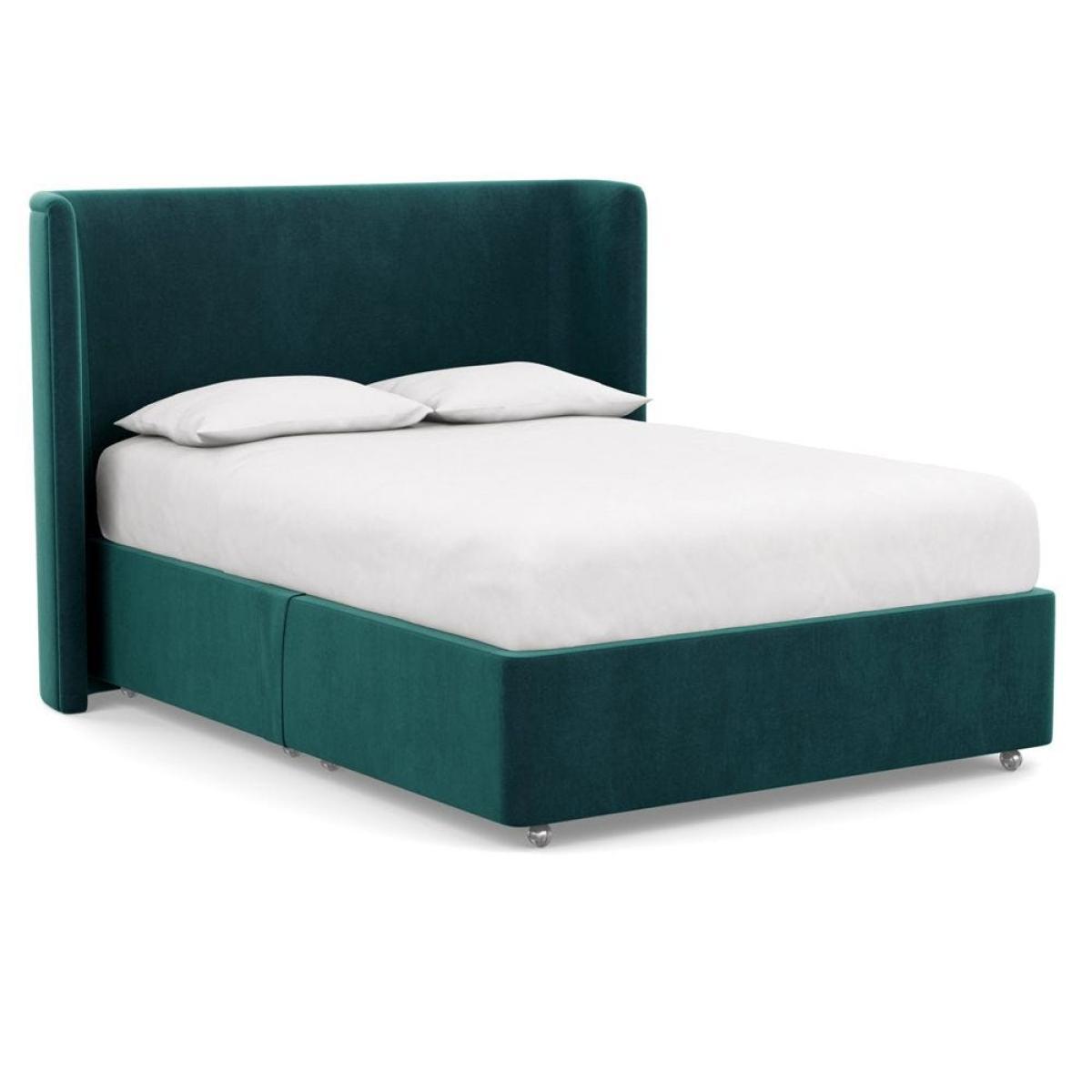 Heal's Deep Divan Super King 2 Footend Capelo LinenCotton Snow Drop - Heal's UK Bedroom Furniture – image 74