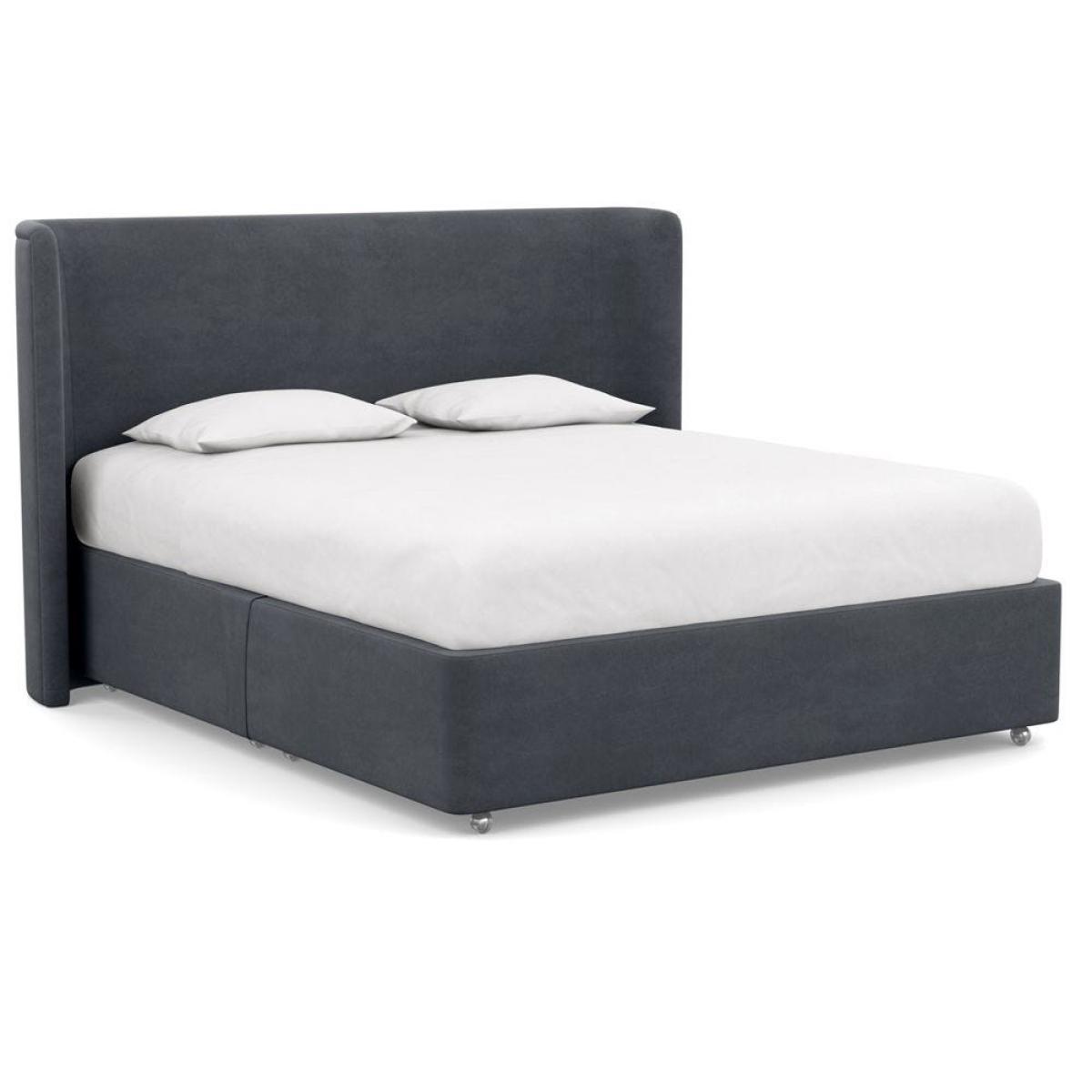 Heal's Deep Divan Super King 2 Footend Capelo LinenCotton Snow Drop - Heal's UK Bedroom Furniture – image 85