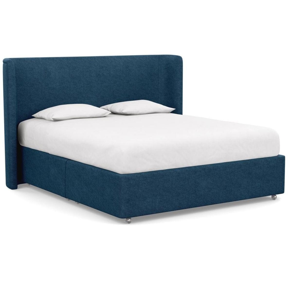 Heal's Deep Divan Super King 2 Footend Capelo LinenCotton Snow Drop - Heal's UK Bedroom Furniture – image 99