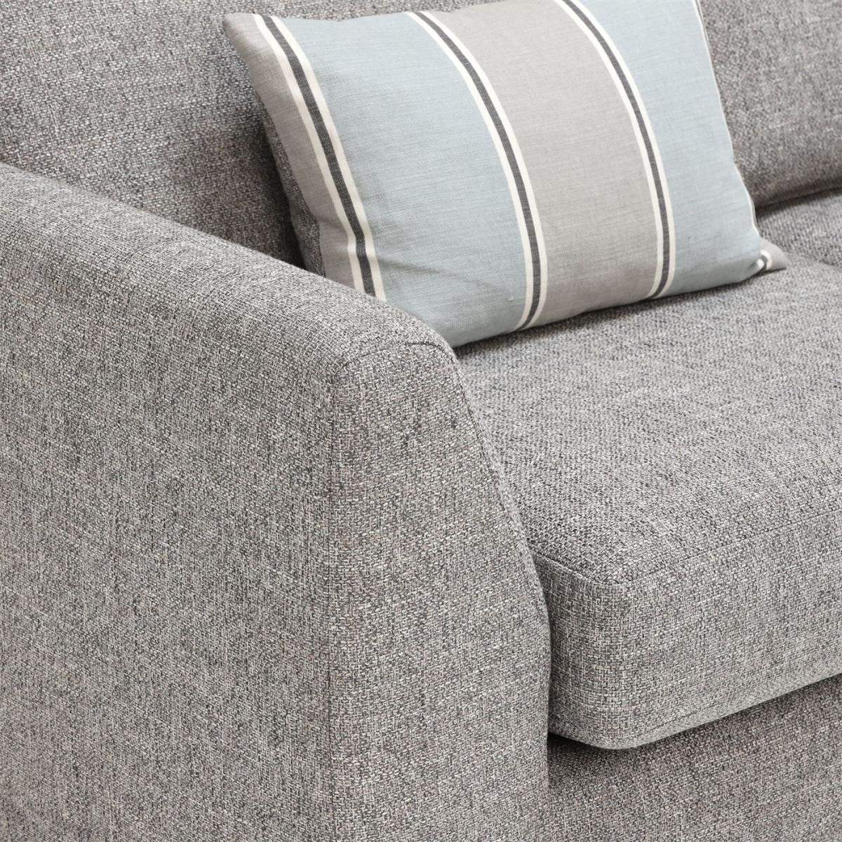 Milford Right Hand Facing Corner Group With Stool, Grey Fabric | Barker & Stonehouse – image 4