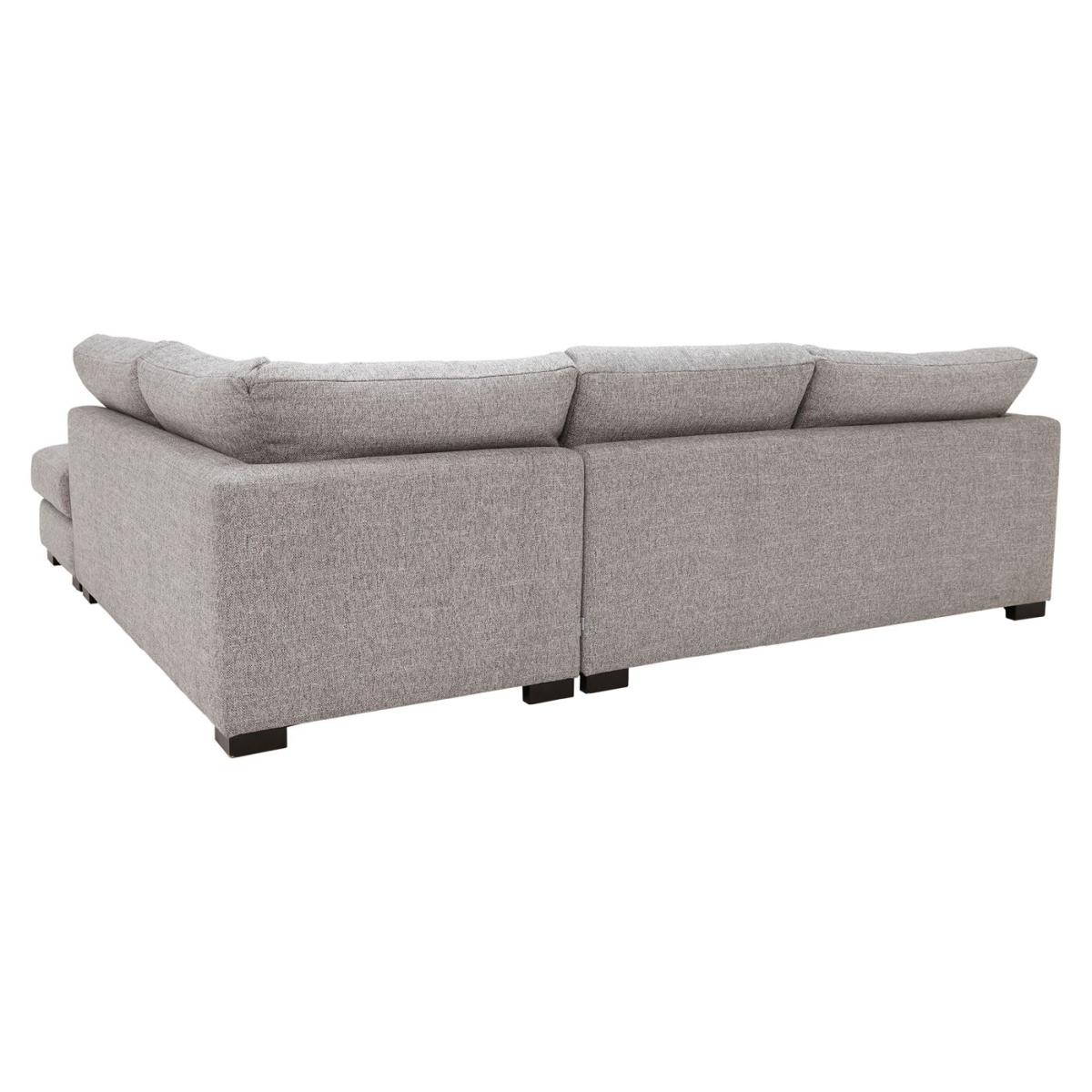 Milford Right Hand Facing Corner Group With Stool, Grey Fabric | Barker & Stonehouse – image 6