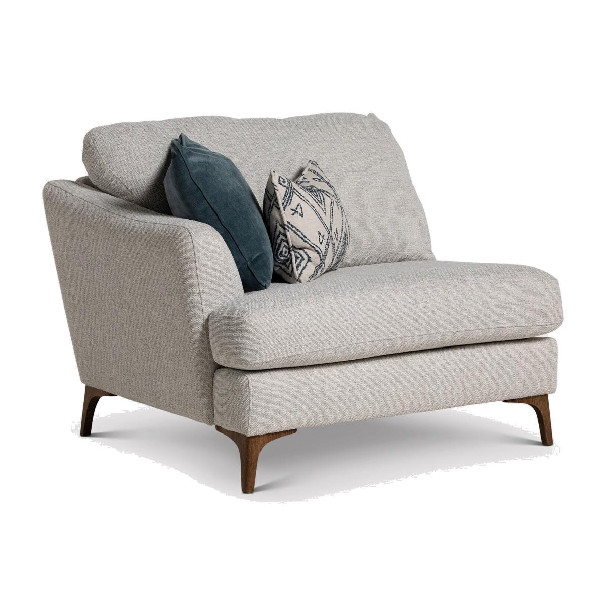 Embrey Cuddler End Corner Sofa LHF, Grey Fabric | Barker & Stonehouse – image 1