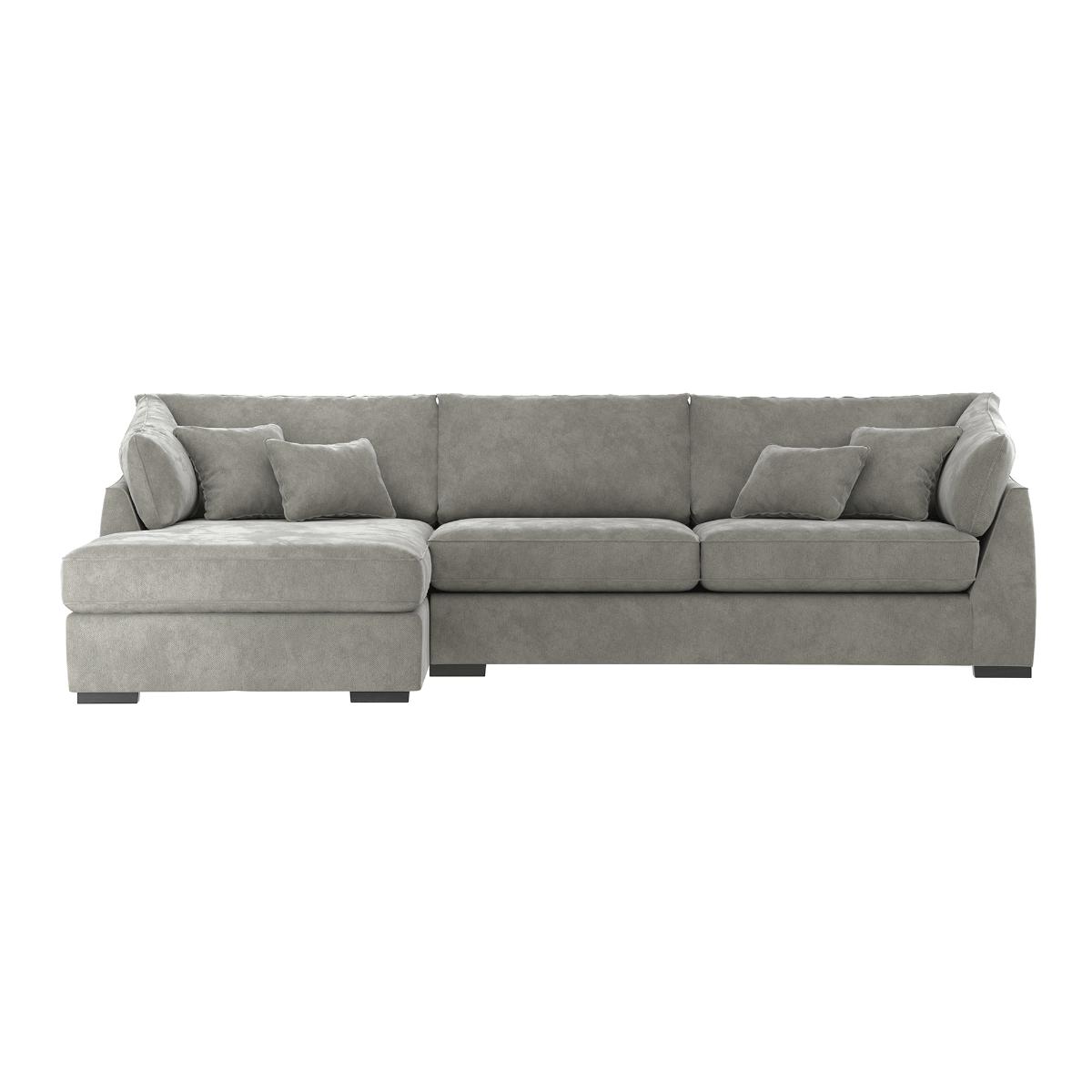 Borelly Chaise Corner Sofa Left, Grey Fabric | Barker & Stonehouse – image 2