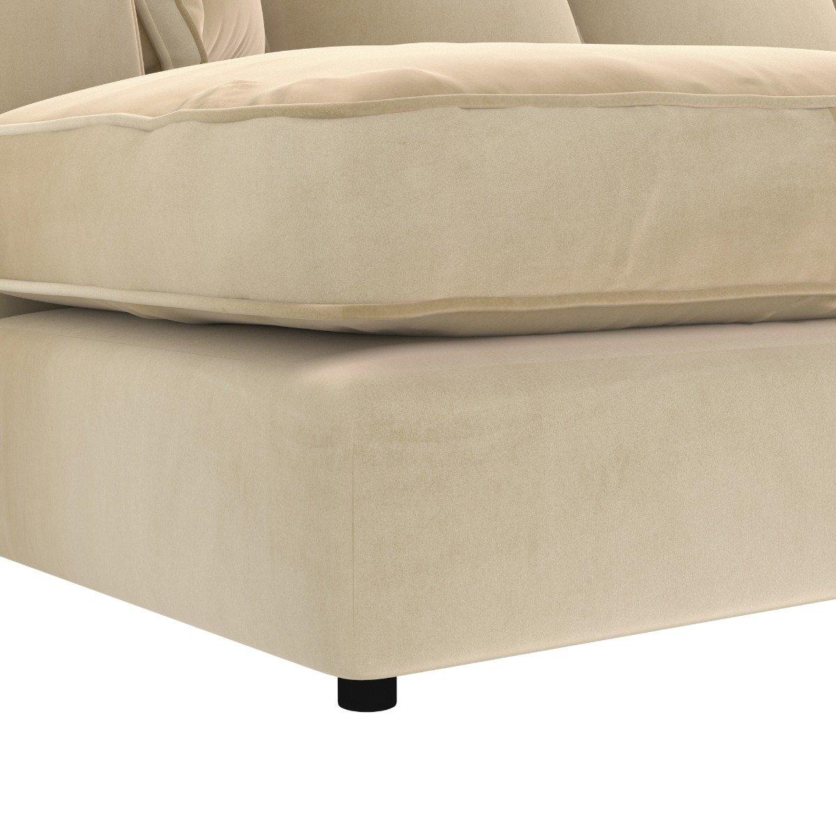 Harrington Small Chaise Corner Sofa Left, Blue Fabric | Barker & Stonehouse – image 5