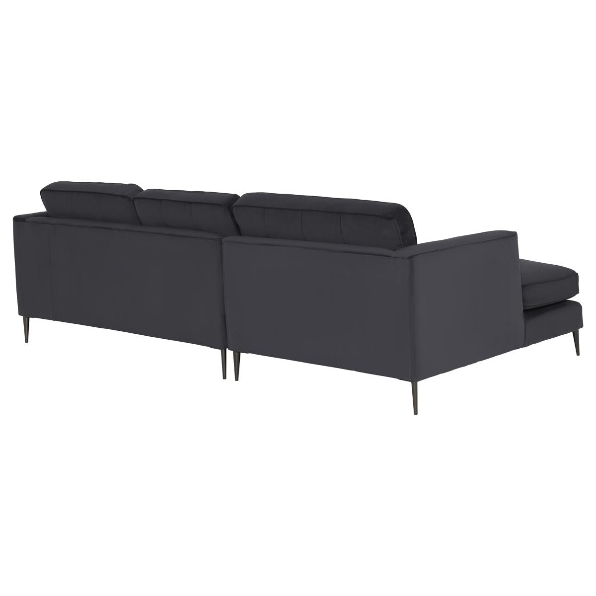 Conza Small Chaise Sofa Left Standard Back, Grey | Barker & Stonehouse – image 5