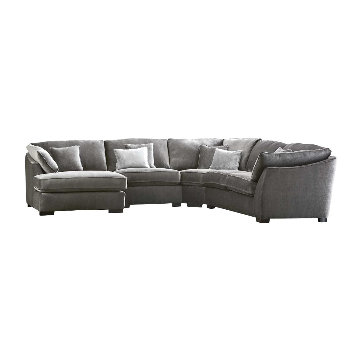 Borelly Corner Group Right With Chaise, Grey Fabric | Barker & Stonehouse – image 1
