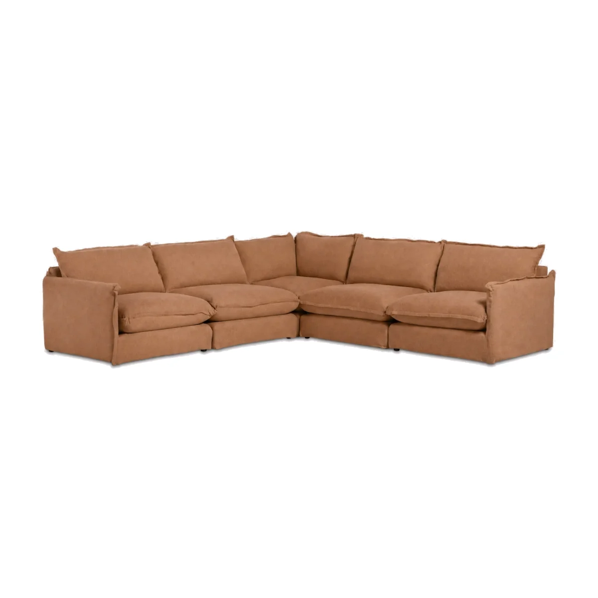 Apperley Corner Sofa, Brown Fabric | Barker & Stonehouse – image 1