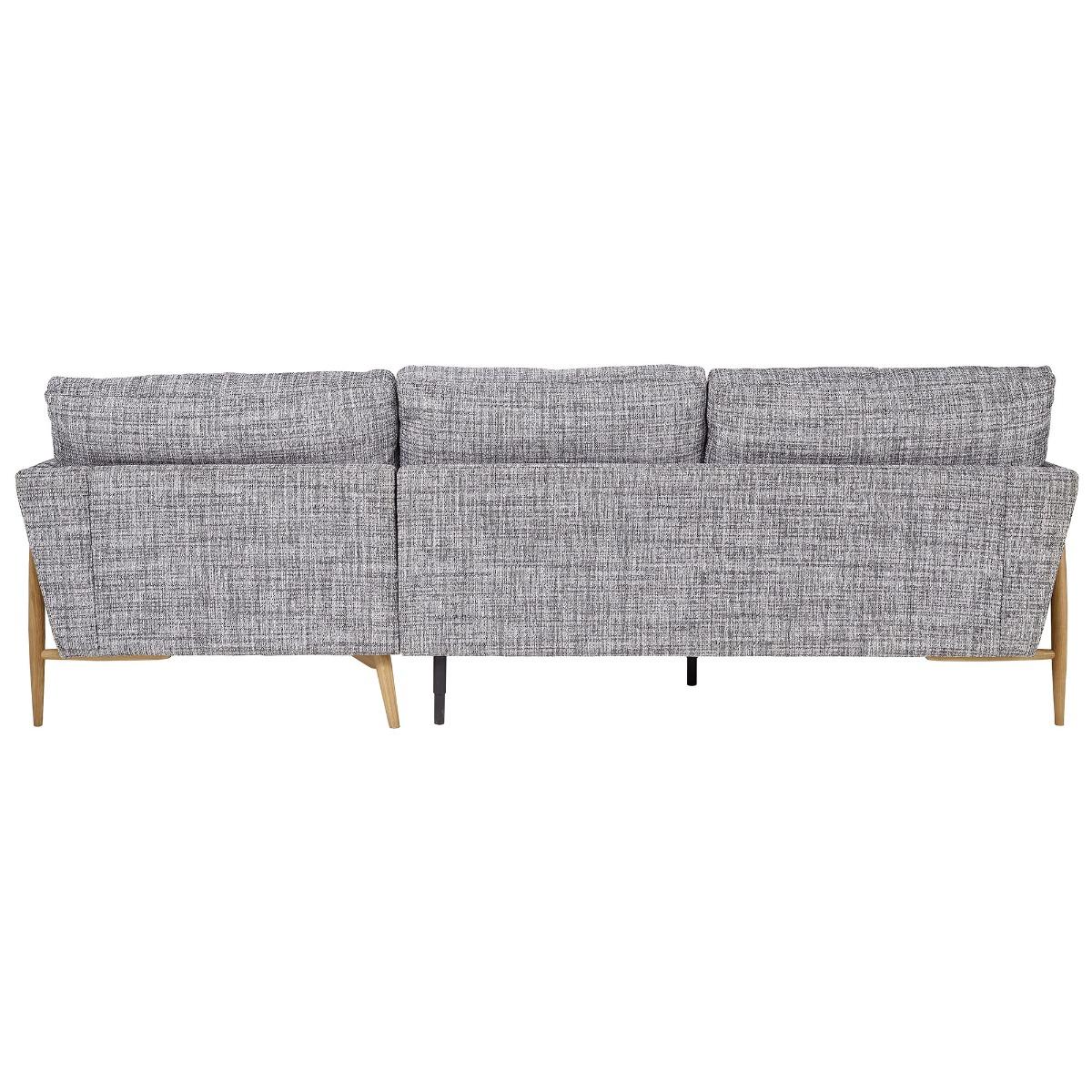 Ercol Forli Right Hand Facing Corner Chaise 3 Seater Sofa, Grey Fabric | Ercol – image 2