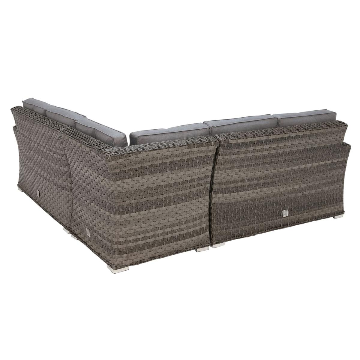 Amberley Small Garden Corner 4 Seater Sofa & Coffee Table, Grey | Barker & Stonehouse – image 7