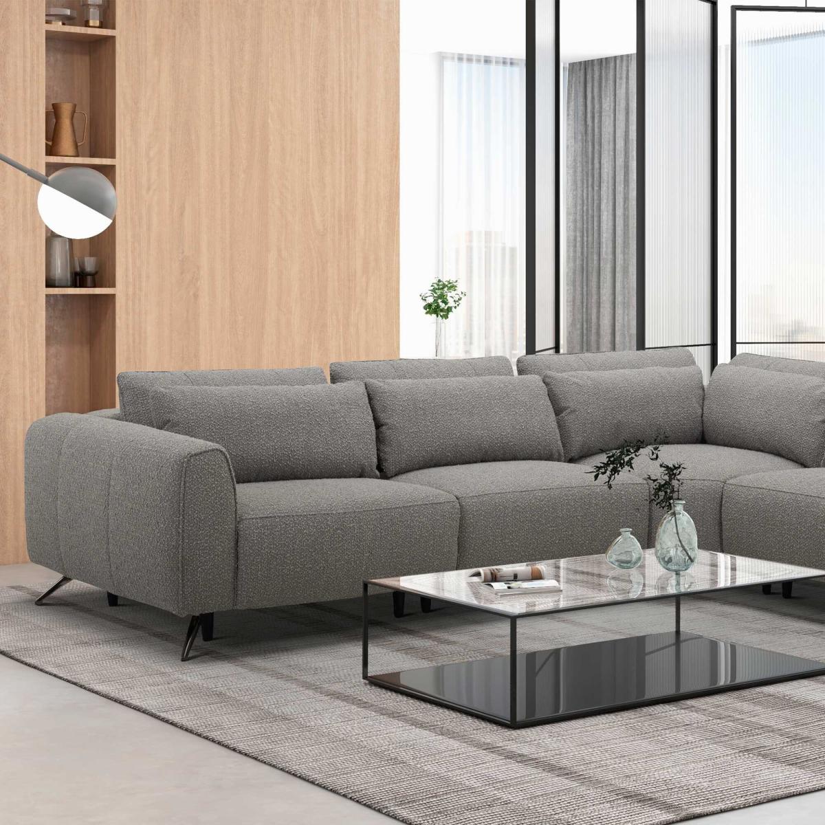 Altona Right Hand Facing Chaise Corner Sofa, Grey | Barker & Stonehouse – image 2