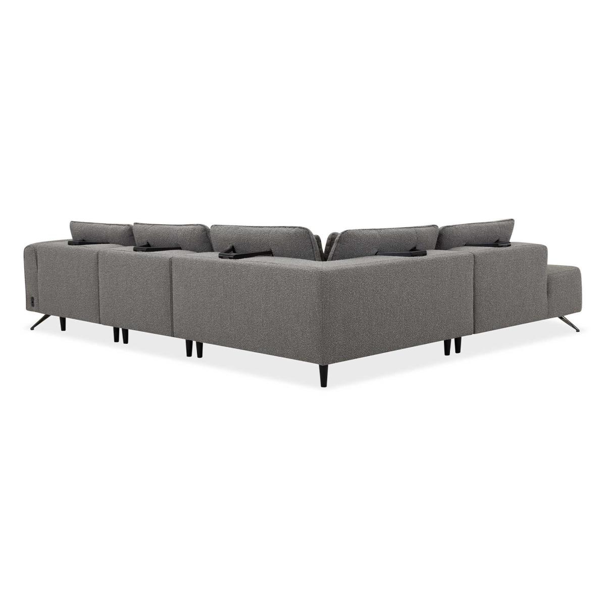 Altona Right Hand Facing Chaise Corner Sofa, Grey | Barker & Stonehouse – image 7
