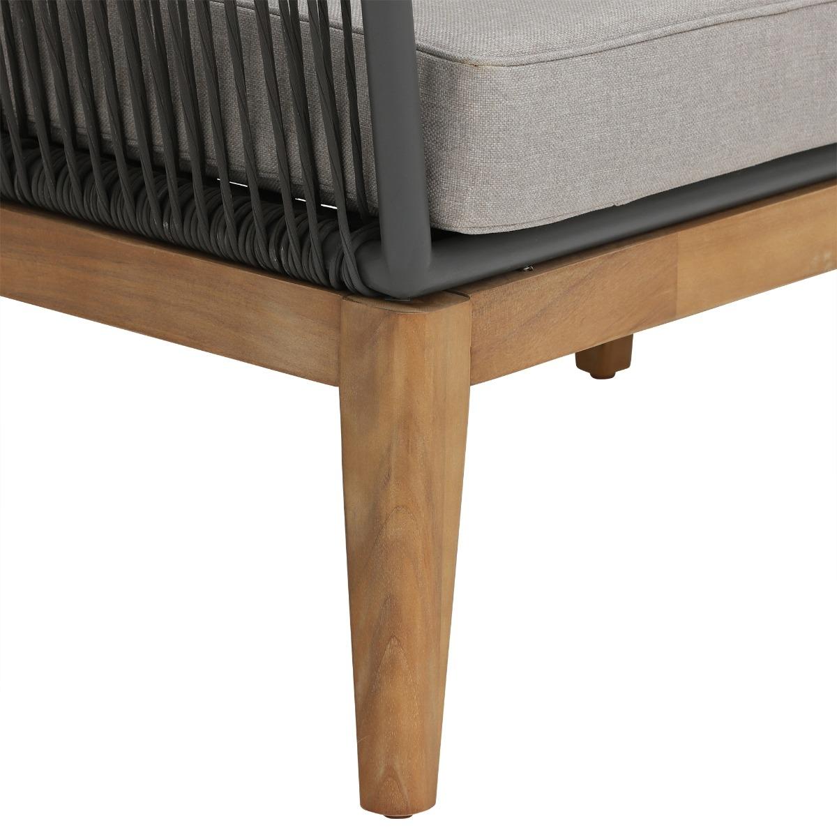 Aruba Garden Corner 5 Seater Sofa Set, Grey | Barker & Stonehouse – image 6