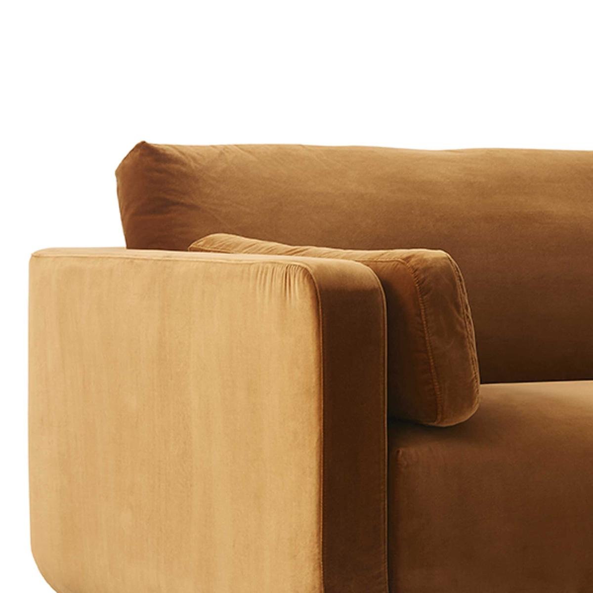 Romulas Section 6 Piece Grp Corner Sofa, Brown | Barker & Stonehouse – image 4