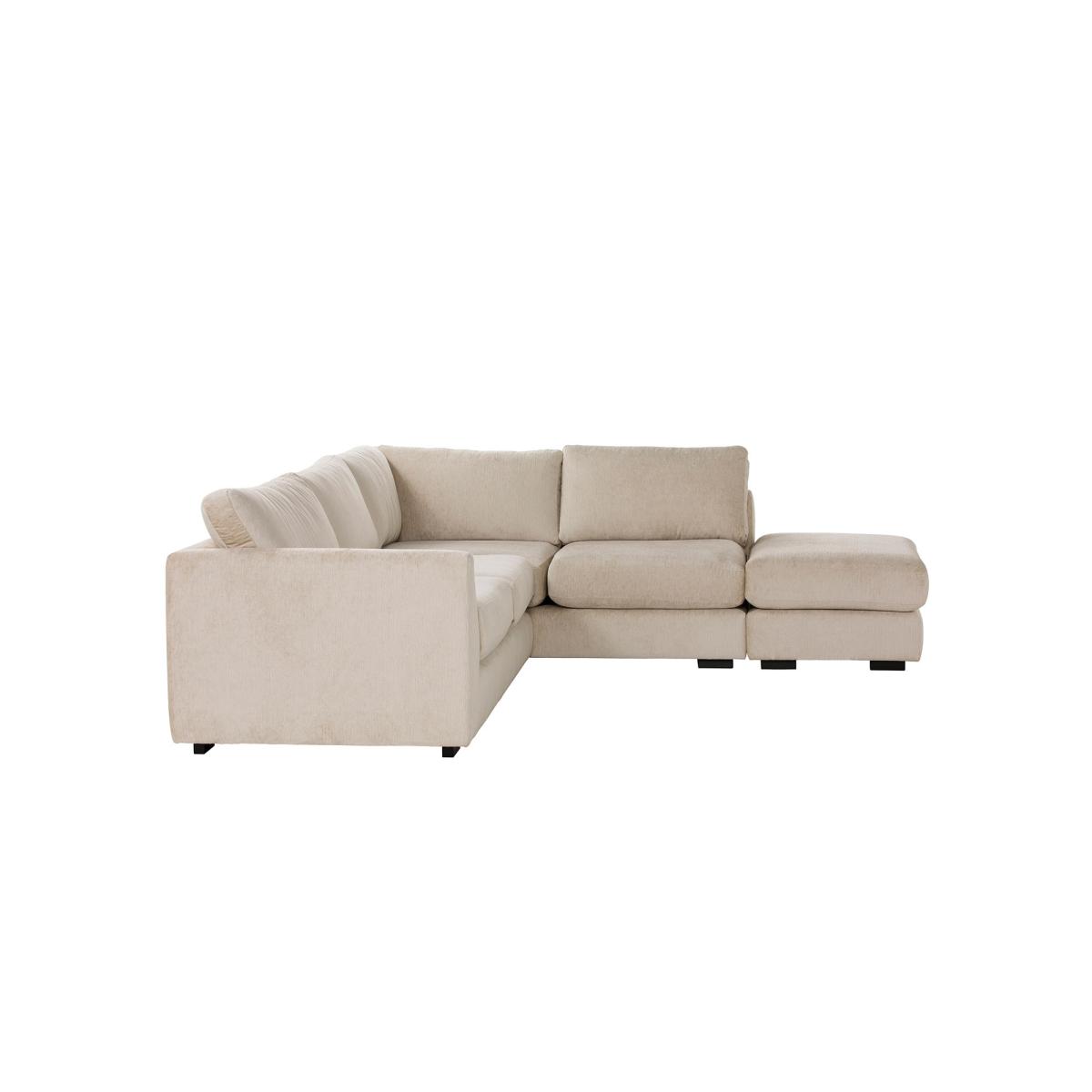 Melby Corner Group Right With Stool Corner Sofa, Neutral | Barker & Stonehouse – image 6