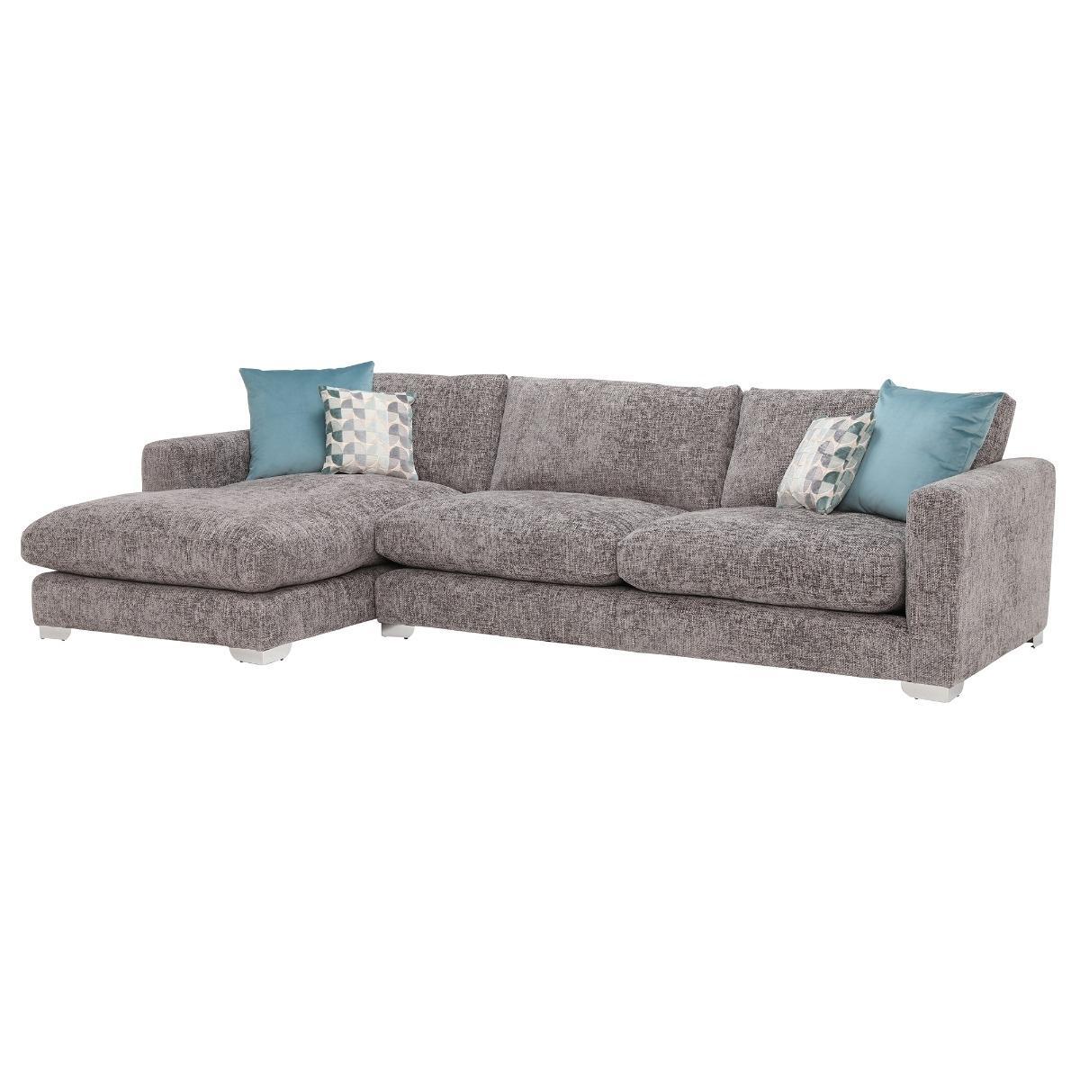 Fontella Large Left Hand Facing Chaise, Tabby Platinum – image 2