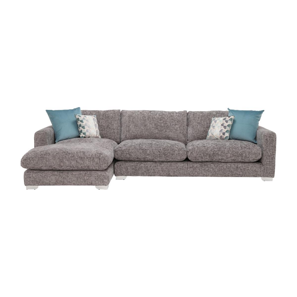 Fontella Large Left Hand Facing Chaise, Tabby Platinum – image 1