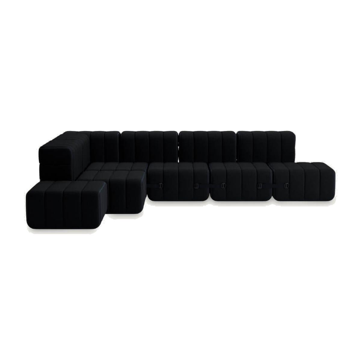 Black Curt Sofa System 12 Modules - Sera