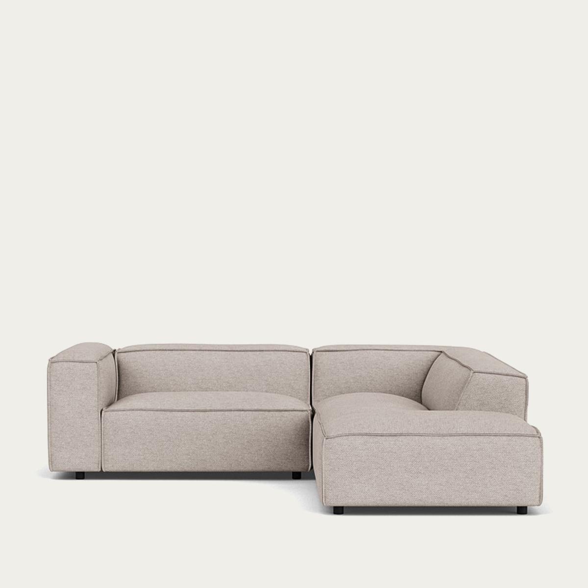 Polvere Beige Dunbar Corner Sofa Longchair Right