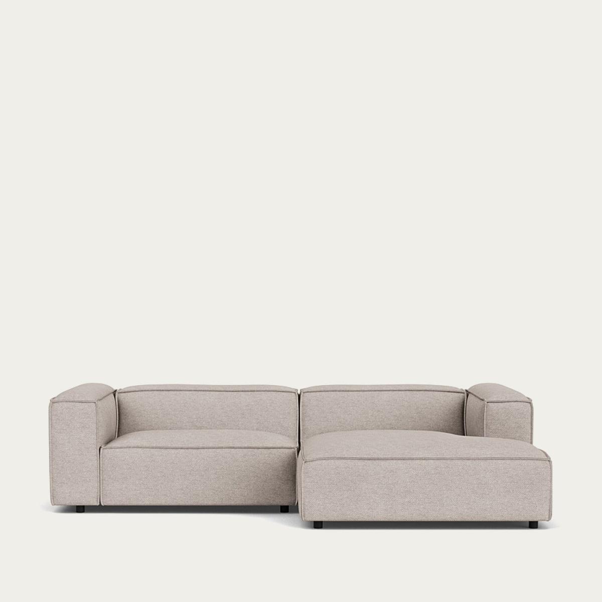 Polvere Beige Dunbar Corner Sofa Divan Right