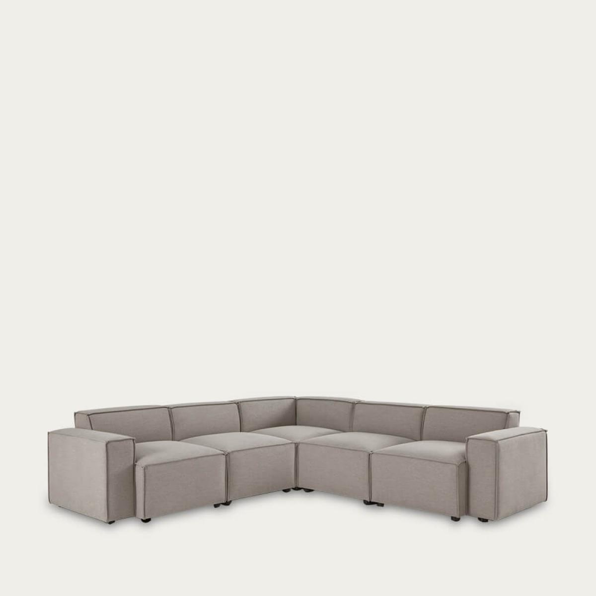 Shadow Model 03 Linen Corner Sofa