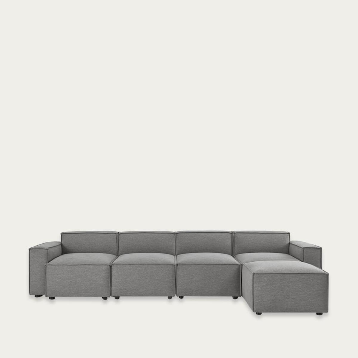 Teal Model 03 Velvet Corner Sofa