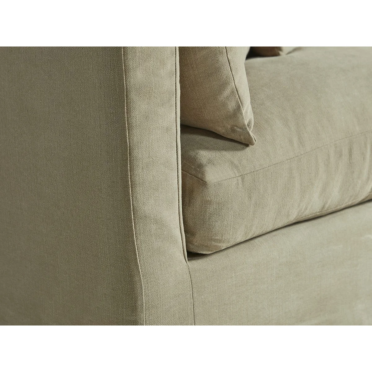 Colmar Corner Sofa - Left Hand Facing - Smoke Cotton Linen – image 5
