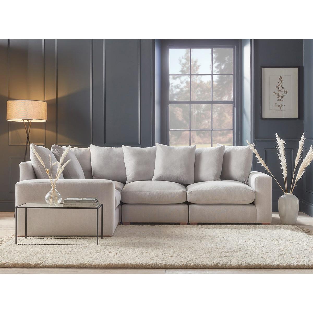 Lyon Corner Sofa – Barley Cotton Stripe – image 2
