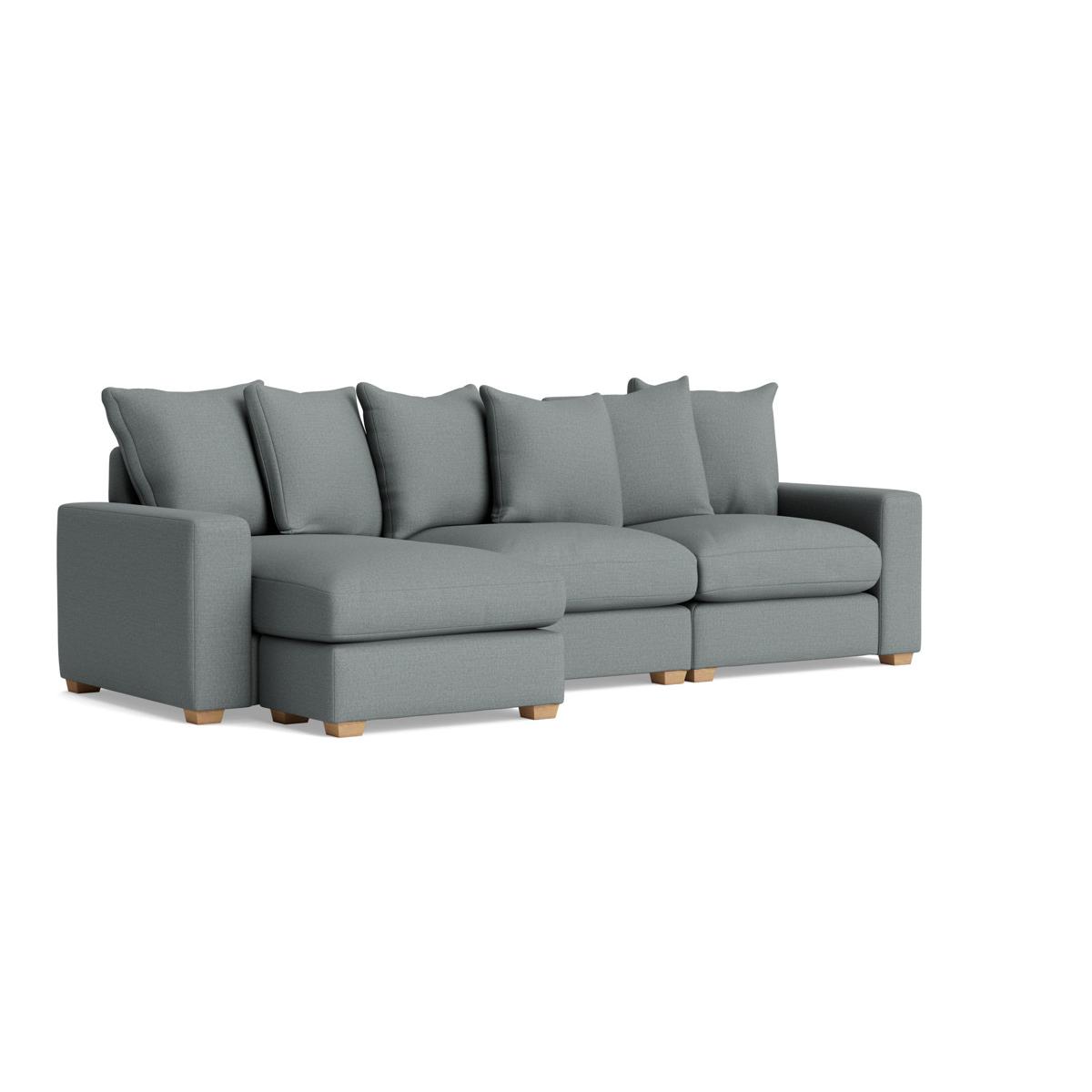 Lyon Chaise Sofa – Sand Herringbone – image 14