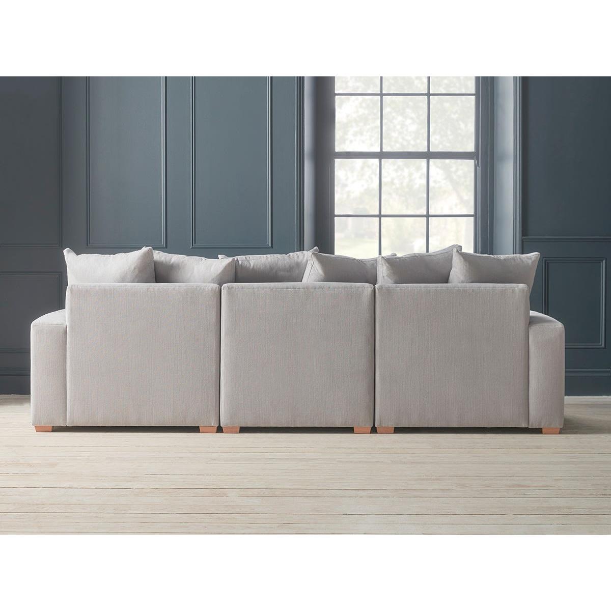 Lyon Chaise Sofa – Sand Herringbone – image 8