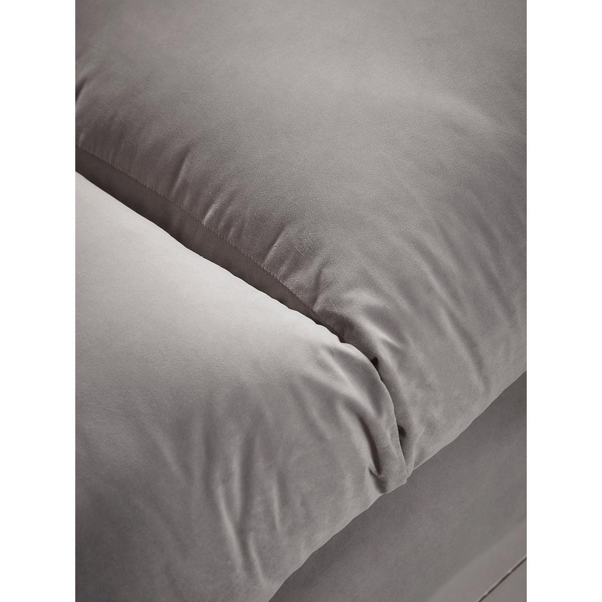 NEW Dora Buttoned Modular Corner Sofa Mid Blue Velvet -Right Hand Facing – image 4