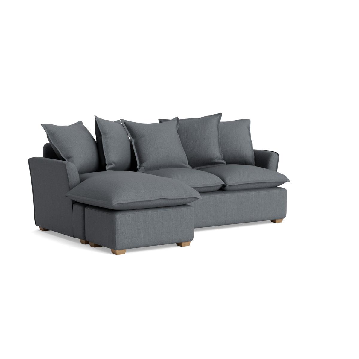 Umea Chaise Right Hand Facing Sofa - Agave Opulent Cotton Velvet – image 11