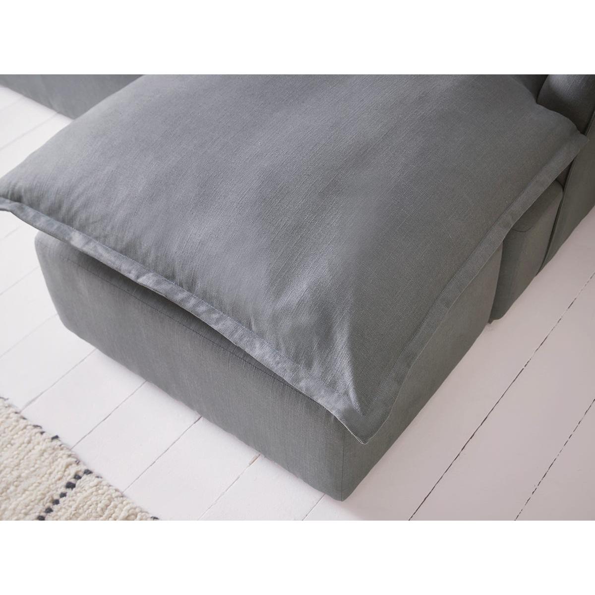 Umea Chaise Right Hand Facing Sofa - Agave Opulent Cotton Velvet – image 4